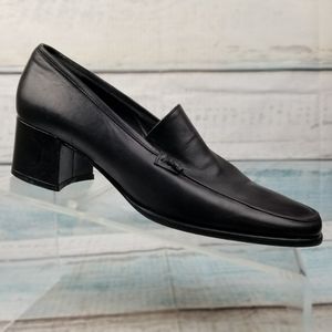 Classiques Entier Womens Black Leather Loafers 7